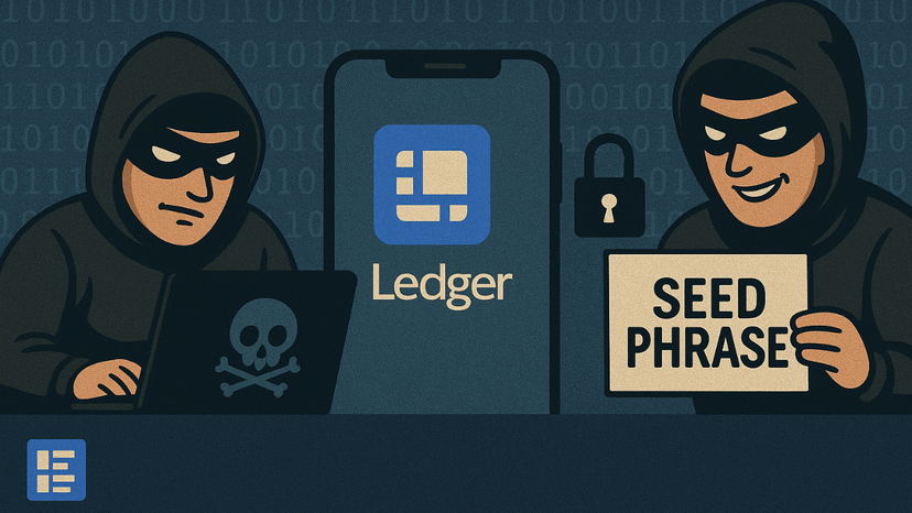 Hackers Use Fake Ledger Apps to Steal Crypto Seed Phrases